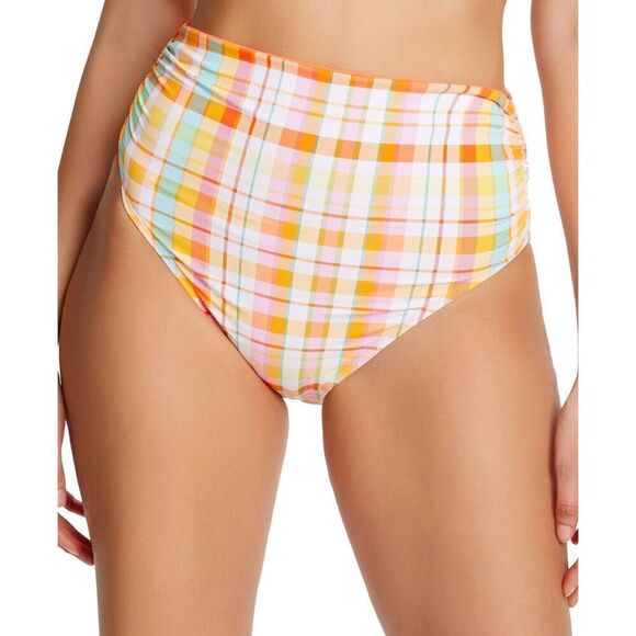 Bleu Rod Beattie RBHS22117 Sz 12 Multi Hip To Be Square Printed Bikini Set - Picture 14 of 14